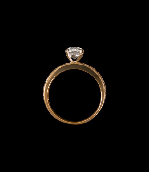 1 ct ring BJ10197R front